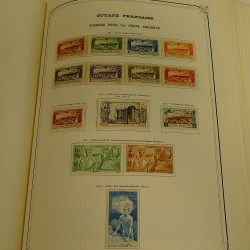 Collection timbres de colonies françaises neufs et oblitérés, volume 2.