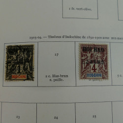 Collection timbres de colonies françaises neufs et oblitérés, volume 2.