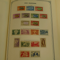 Collection timbres de colonies françaises neufs et oblitérés, volume 2.