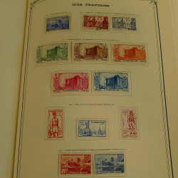 Collection timbres de colonies françaises neufs et oblitérés, volume 2.