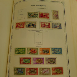 Collection timbres de colonies françaises neufs et oblitérés, volume 2.