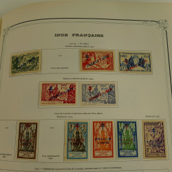 Collection timbres de colonies françaises neufs et oblitérés, volume 2.