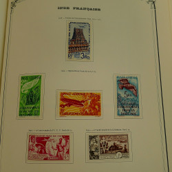 Collection timbres de colonies françaises neufs et oblitérés, volume 2.