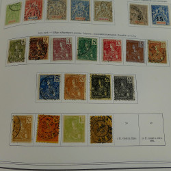 Collection timbres de colonies françaises neufs et oblitérés, volume 2.