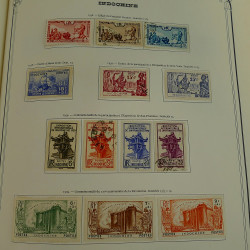 Collection timbres de colonies françaises neufs et oblitérés, volume 2.