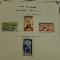 Collection timbres de colonies françaises neufs et oblitérés, volume 2.