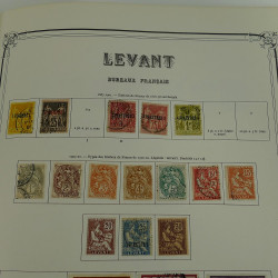 Collection timbres de colonies françaises neufs et oblitérés, volume 2.