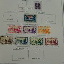 Collection timbres de colonies françaises neufs et oblitérés, volume 2.