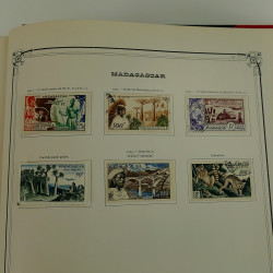 Collection timbres de colonies françaises neufs et oblitérés, volume 2.