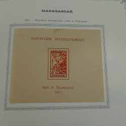 Collection timbres de colonies françaises neufs et oblitérés, volume 2.