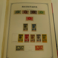 Collection timbres de colonies françaises neufs et oblitérés, volume 3.