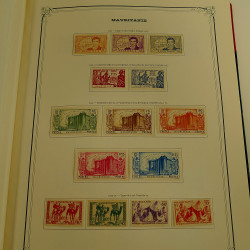 Collection timbres de colonies françaises neufs et oblitérés, volume 3.