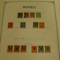 Collection timbres de colonies françaises neufs et oblitérés, volume 3.