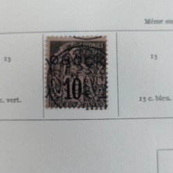 Collection timbres de colonies françaises neufs et oblitérés, volume 3.