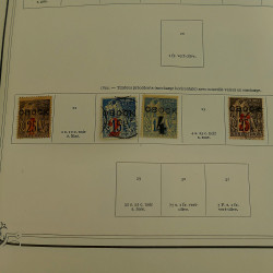 Collection timbres de colonies françaises neufs et oblitérés, volume 3.