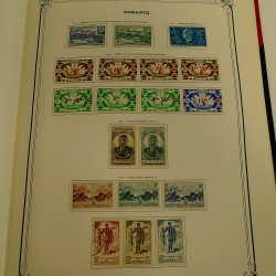 Collection timbres de colonies françaises neufs et oblitérés, volume 3.