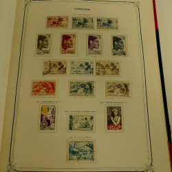 Collection timbres de colonies françaises neufs et oblitérés, volume 3.