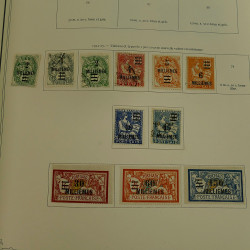 Collection timbres de colonies françaises neufs et oblitérés, volume 3.