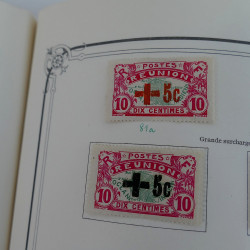 Collection timbres de colonies françaises neufs et oblitérés, volume 3.