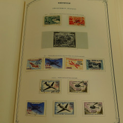 Collection timbres de colonies françaises neufs et oblitérés, volume 3.