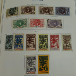 Collection timbres de colonies françaises neufs et oblitérés, volume 3.