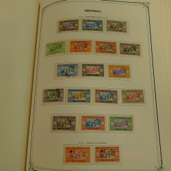 Collection timbres de colonies françaises neufs et oblitérés, volume 3.