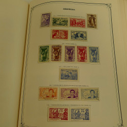 Collection timbres de colonies françaises neufs et oblitérés, volume 3.