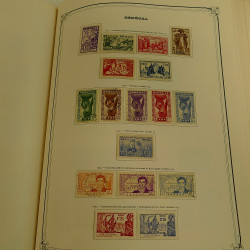 Collection timbres de colonies françaises neufs et oblitérés, volume 3.