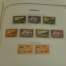 Collection timbres de colonies françaises neufs et oblitérés, volume 3.