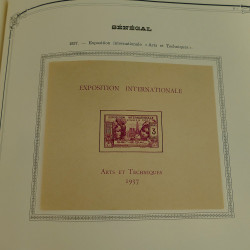 Collection timbres de colonies françaises neufs et oblitérés, volume 3.