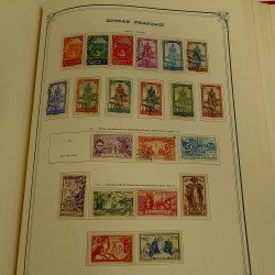 Collection timbres de colonies françaises neufs et oblitérés, volume 3.