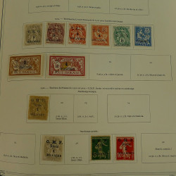 Collection timbres de colonies françaises neufs et oblitérés, volume 3.