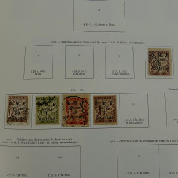 Collection timbres de colonies françaises neufs et oblitérés, volume 3.