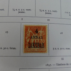 Collection timbres de colonies françaises neufs et oblitérés, volume 3.