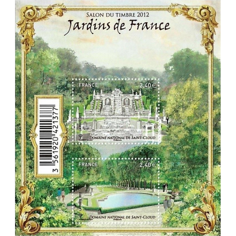 Feuillet de 2 timbres Saint Cloud N°F4663 neuf**.