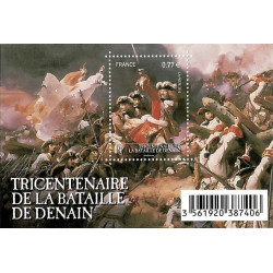 Feuillet de timbre Bataille de Denain N°F4660 neuf**.