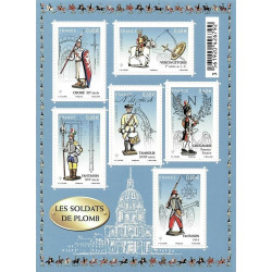 Feuillet de 6 timbres Soldats de plomb F4665 neuf**.