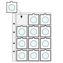 Recharges Caravelle 12 cases pour étuis carton monnaies.