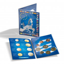 Carte de collection pour une série d'euro.