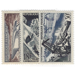 Réalisations techniques timbres N°1078-1080 série neuf**.