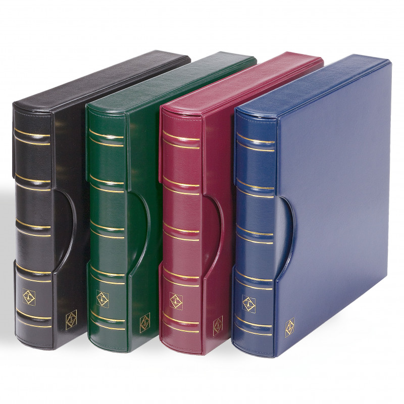 Reliure à 13 anneaux Excellent Classic Leuchtturm avec étui de protection.