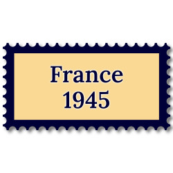 France 1945 année complète de timbres neufs**.