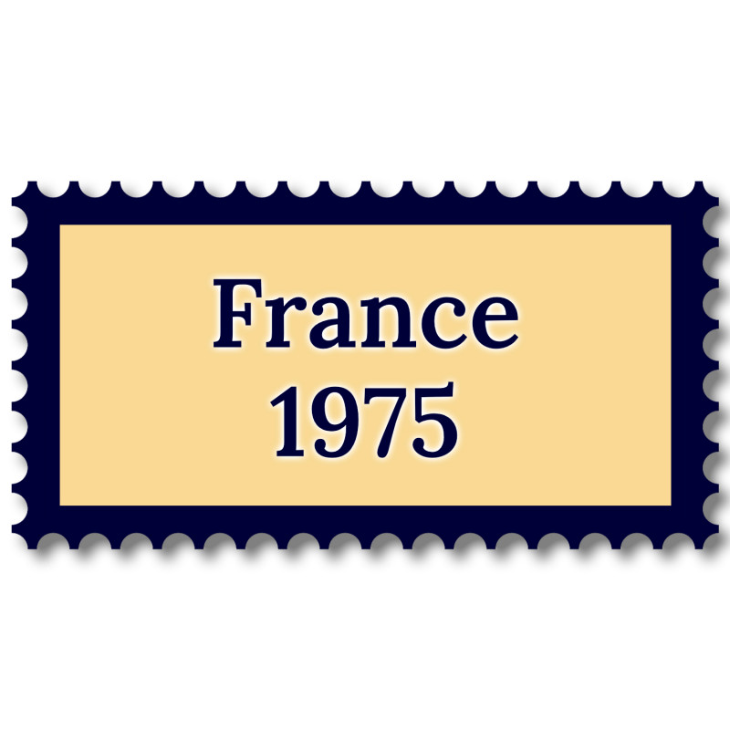 France 1975 année complète de timbres neufs**.