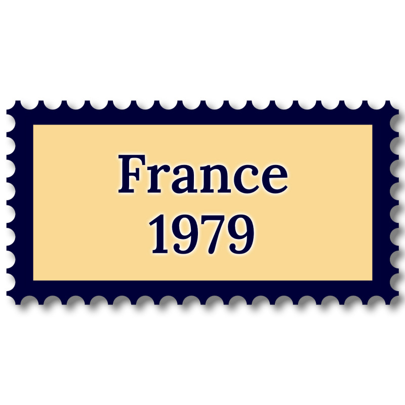 France 1979 année complète de timbres neufs**.