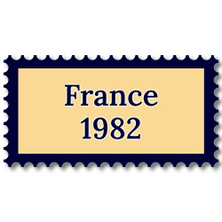 France 1982 année complète de timbres neufs**.