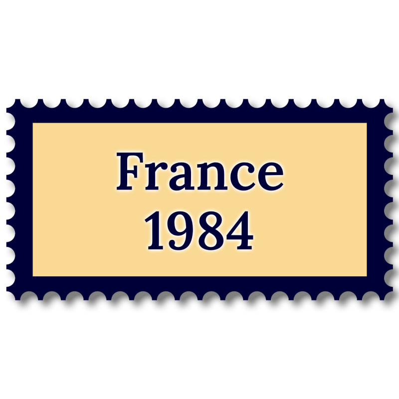 France 1984 année complète de timbres neufs**.
