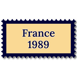 France 1989 année complète de timbres neufs**.