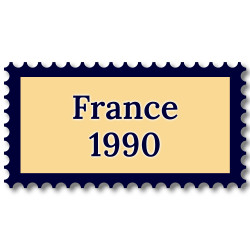 France 1990 année complète de timbres neufs**.