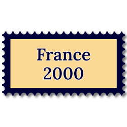 France 2000 année complète de timbres neufs**.