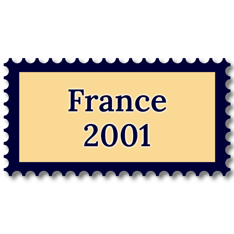 France 2001 année complète de timbres neufs**.